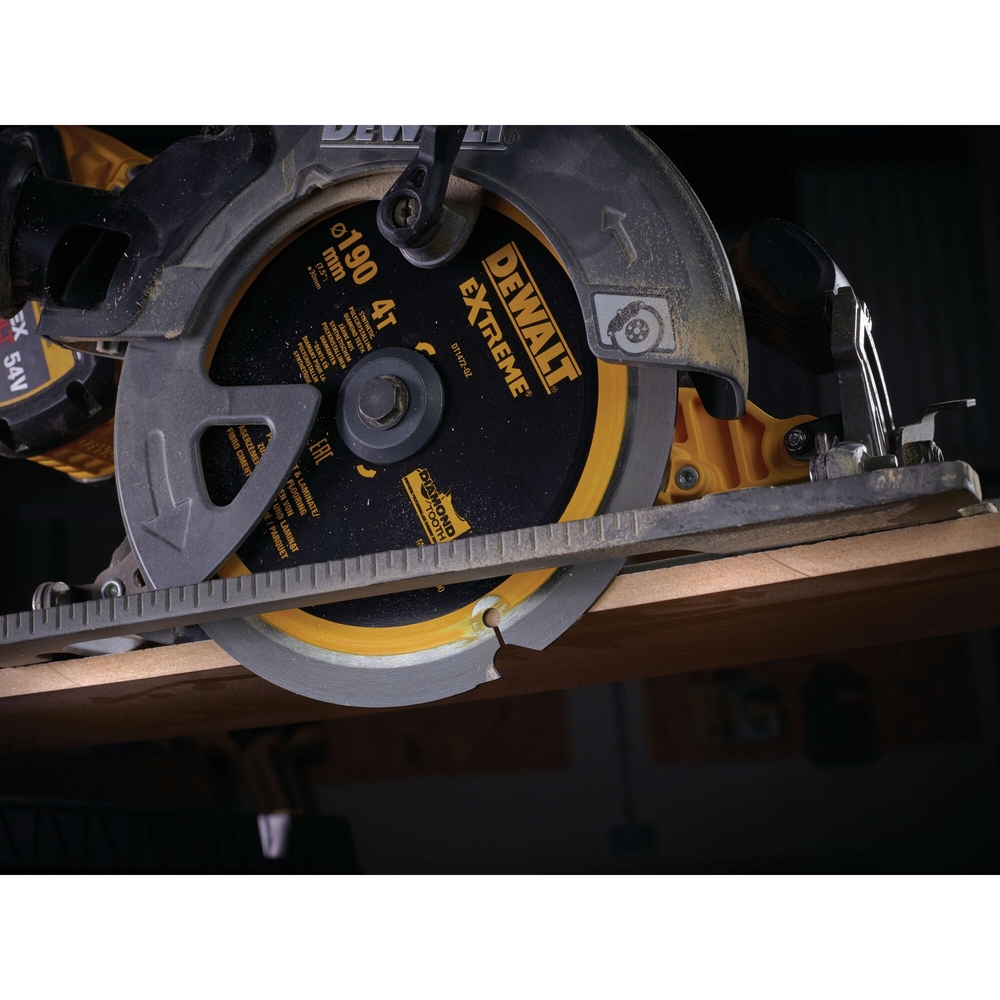 Lame de scie circulaire portative denture diamant 190 x 30 mm 4 dents - DT1472-QZ - DEWALT
