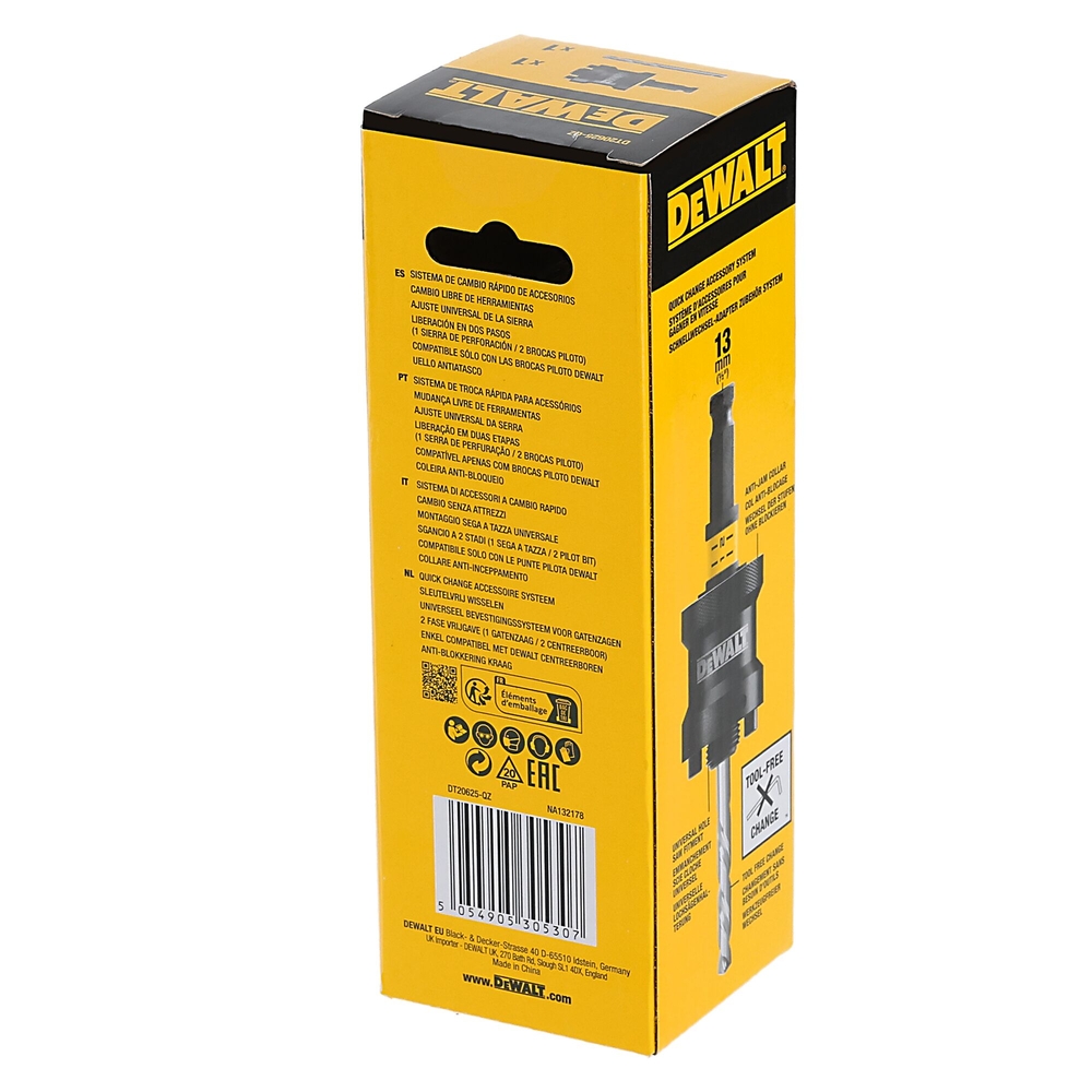 Porte-outils à changement rapide - DT20625-QZ - DEWALT
