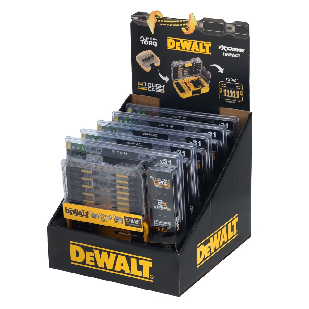Petit coffret TOUGHCASE 31 pièces - DT70745T-QZ - DEWALT