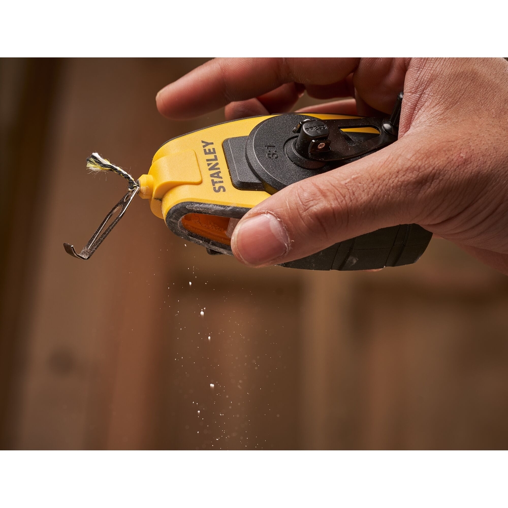 Cordeau traceur 9 m compact Stanley - STHT0-47147 - STANLEY