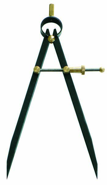 COMPAS A RESSORT A POINTES 100MM ACIER BRUNI TALIAPLAST - 402511