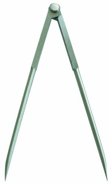 COMPAS A CHARNIERE A POINTES 310MM ACIER POLI TALIAPLAST - 402524