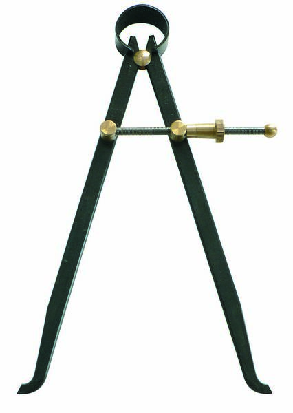 COMPAS A RESSORT INTERIEUR 100MM ACIER BRUNI TALIAPLAST - 402611