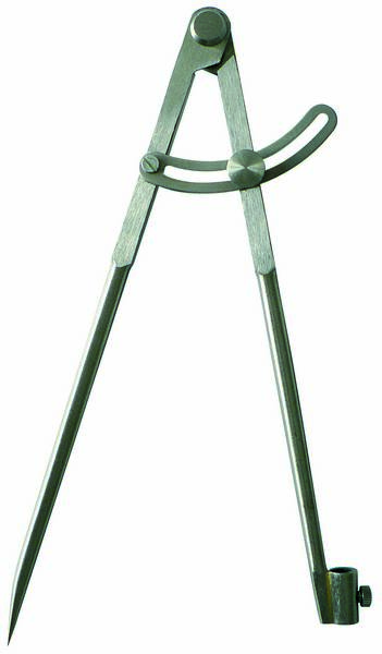 COMPAS A CHARNIERE PORTE-CRAYON 1/4 CERCLE 310MM POLI TALIAPLAST - 402834