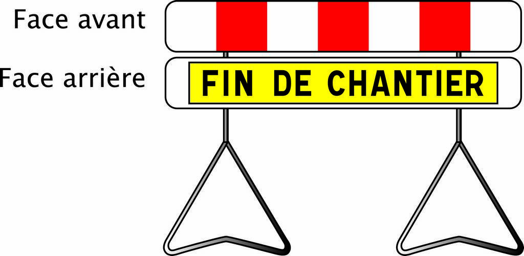 K2 T1 1400 SIGNALISATION DE POSITION DE TRAVAUX TALIAPLAST - 526401