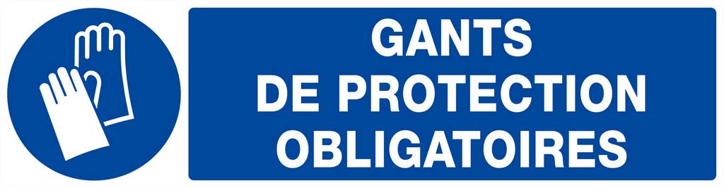 GANTS DE PROTECTION OBLIGATOIRES 200x52mm TALIAPLAST - 620517
