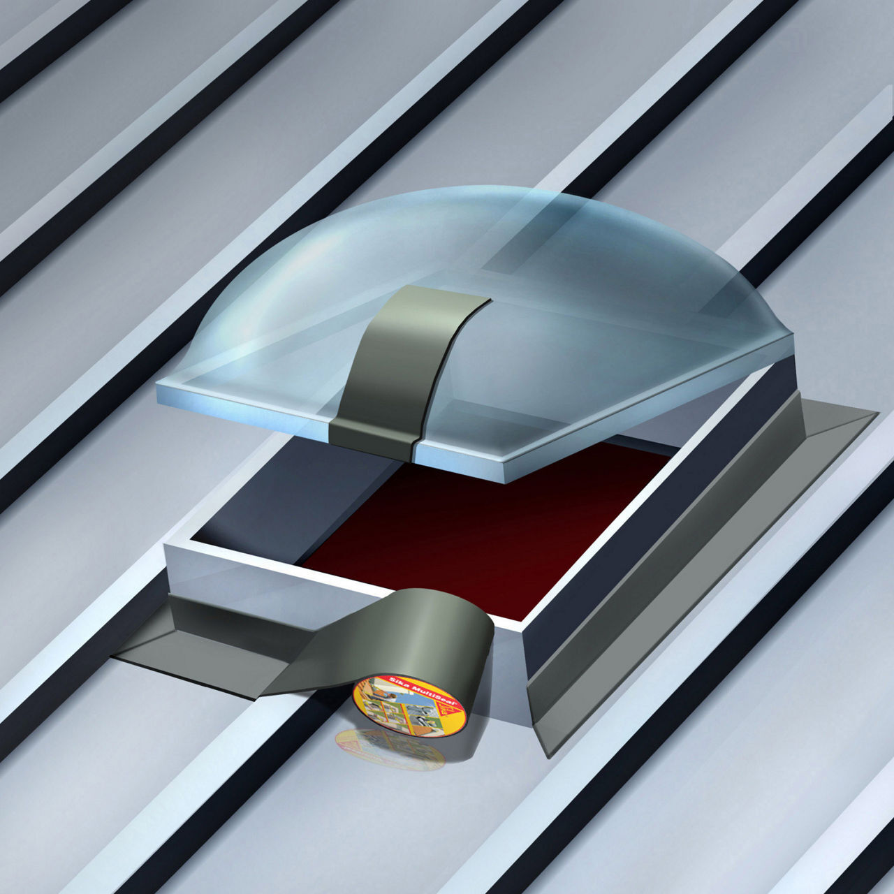 BANDE D'ÉTANCHÉITÉ BITUMINEUSE - CARTON DE 6 ROULEAUX 3M SIKAMULTISEAL 200 MM - SIKA - 3739