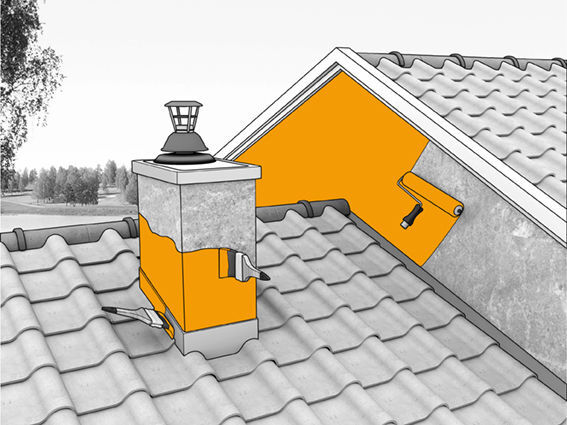 CARTON DE 4 SEAUX 1L DE SIKAGARD PROTECTION TOITURES INCLINÉES JAUNE SABLE - SIKA - 464375