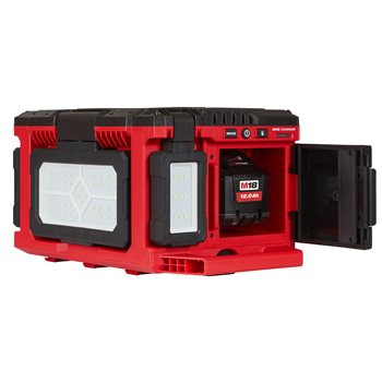 ECLAIRAGE DE ZONE 3000 LUMENS MILWAUKEE M18 POALC-0 CHARGEUR PACKOUT - 4933478120