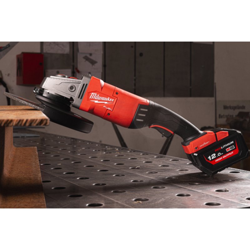 MEULEUSE D'ANGLE 230MM 18 VOLTS FUEL ONE KEY M18 ONEFLAG230XPDB-122C - MILWAUKEE - 4933499242