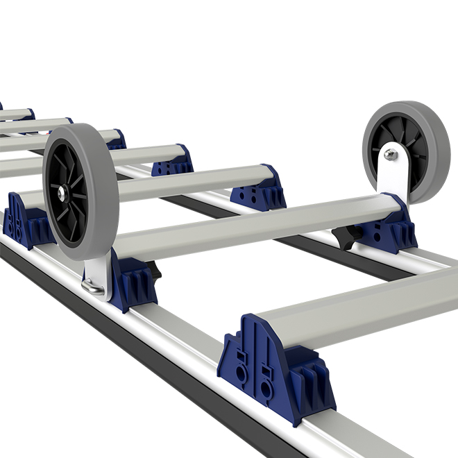 ÉCHELLE DE TOIT EVOKLIP 6.70m PACK ENTRAXE 330 mm - TUBESCA COMABI - 02453733