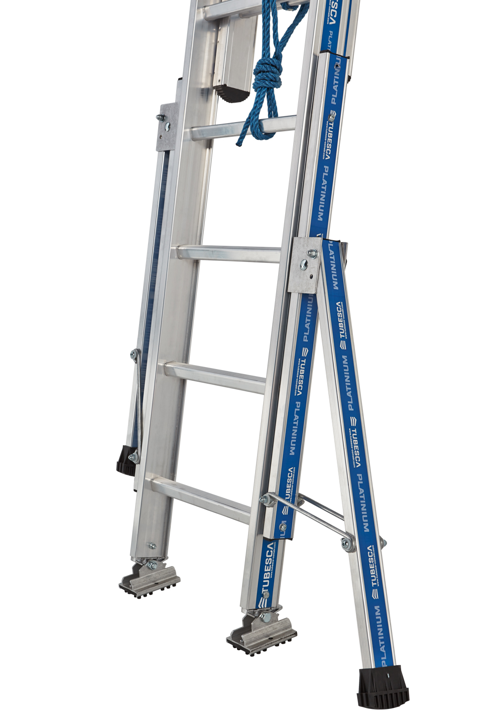 ÉCHELLE PLATINIUM 500 COULISSE À CORDE 2 PLANS ACCÈS 7.88M - TUBESCA COMABI - 02532316