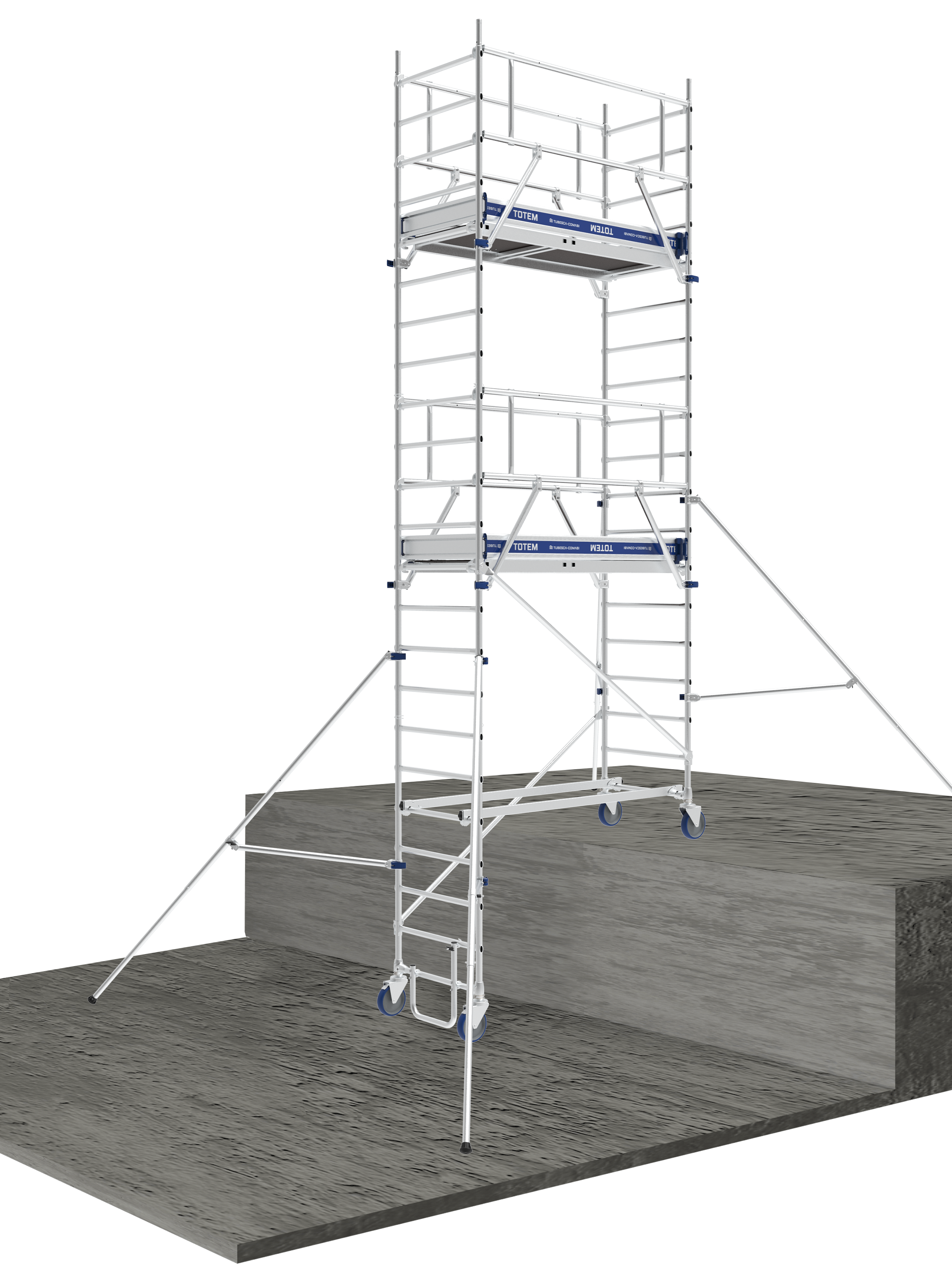 ECHAFAUDAGE ROULANT TOTEM LINE 180 - 4.85M - TUBESCA COMABI - 22403630