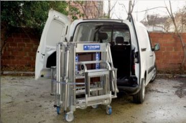 ECHAFAUDAGE TÉLESCOPIQUE X-TOWER - 4M - TUBESCA COMABI - 22405520