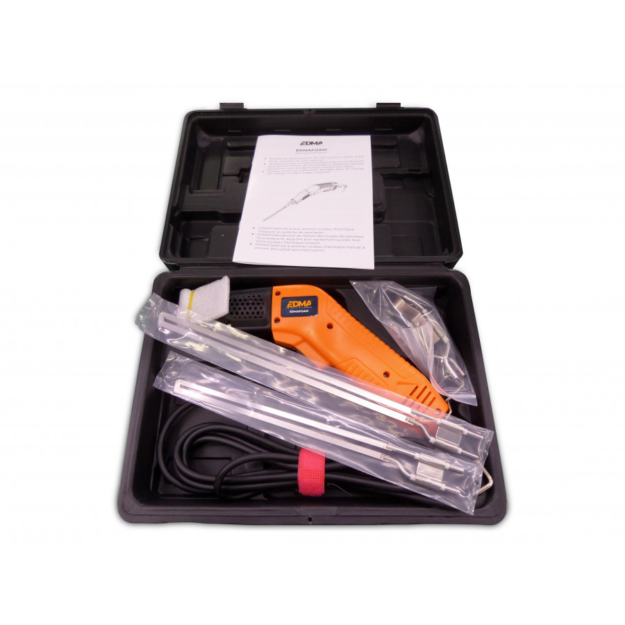 Couteau thermique ventilé - kit couteau + 3 lames - EDMA - 367555