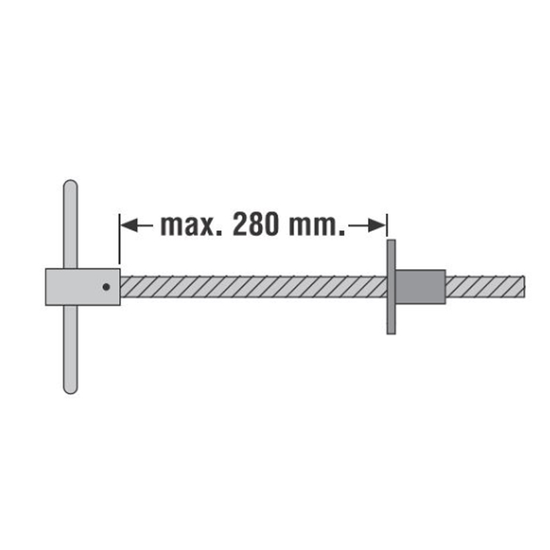 Vis Avant pour Établi de Menuisier Ø 18 mm - mod. H-18 - URKO - 3980180