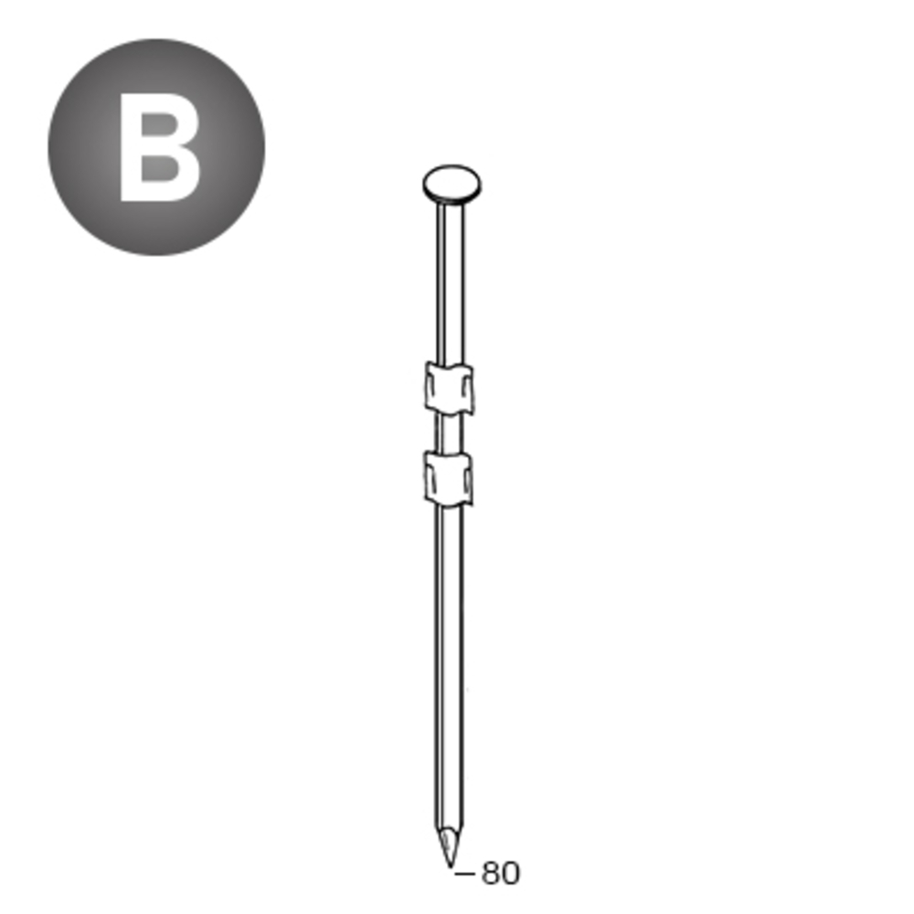 2200 POINTES 20° 31 X 80 LISSES - ALSAFIX - 20310801
