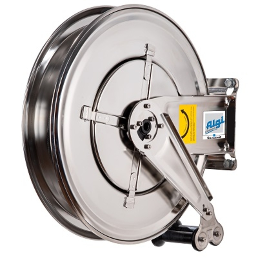 Enrouleur nu 15 m 1/2″ inox pour eau chaude HP - ALGI EQUIPEMENT - 07778416