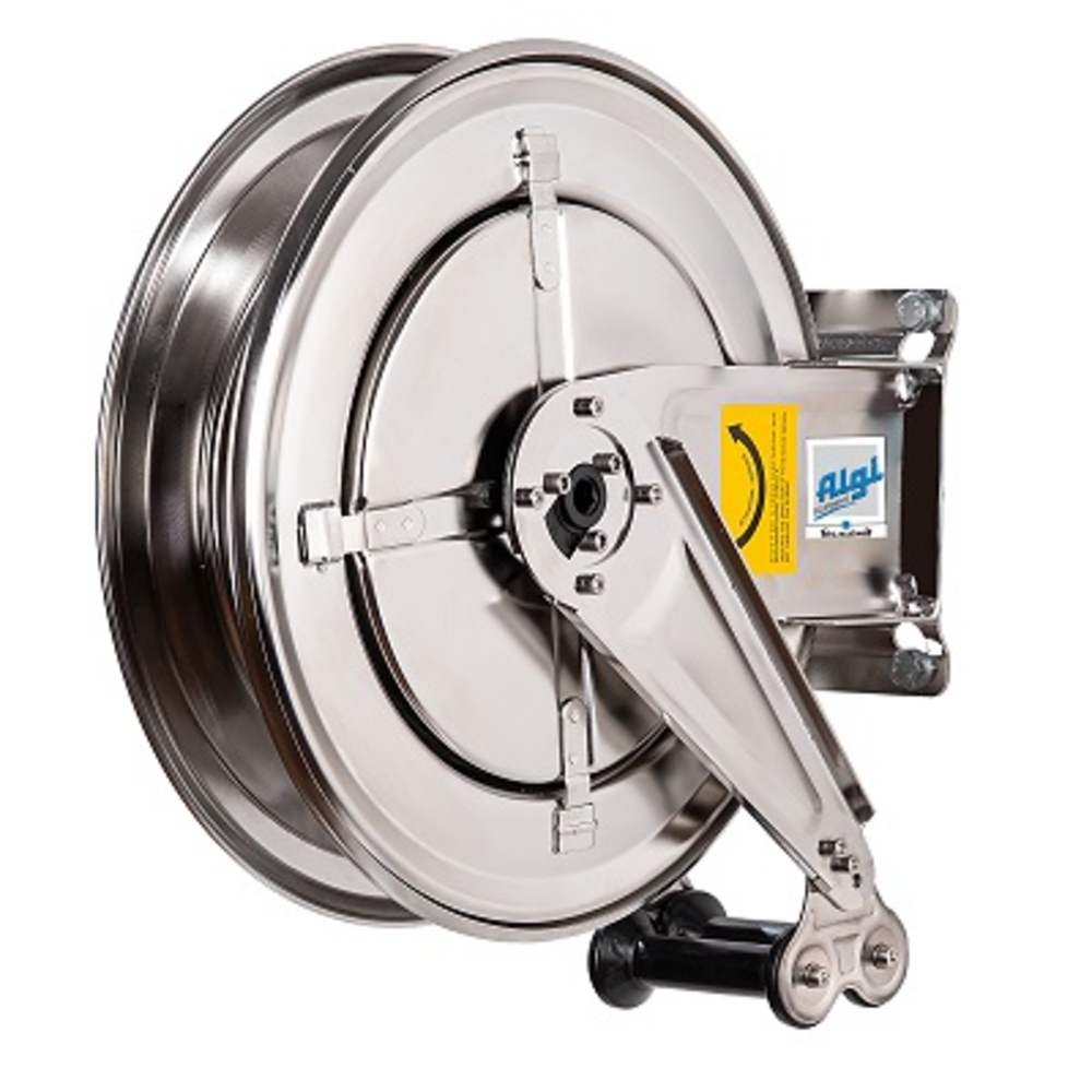 Enrouleur inox nu 10 m 1/2″ pour air/eau - ALGI EQUIPEMENT - 07779902