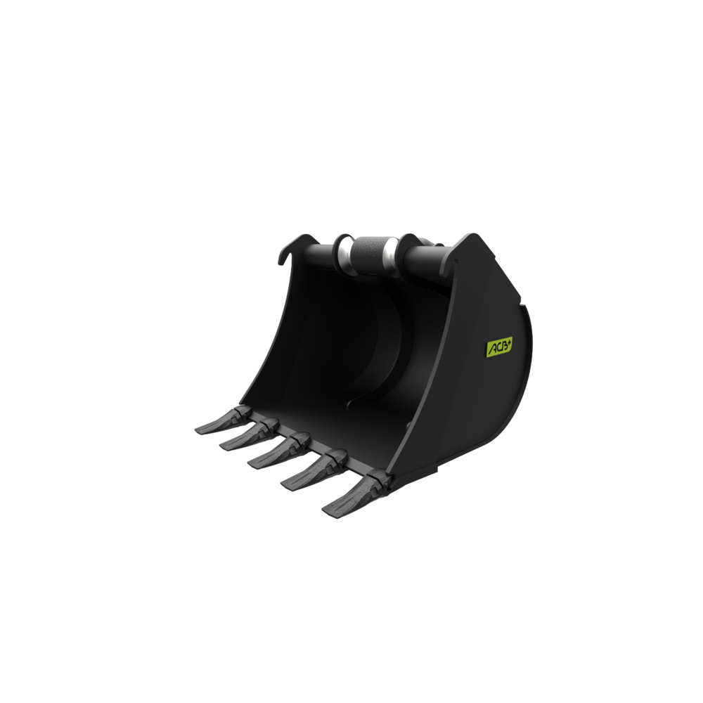 Godet de terrassement 600 mm dents Feurst FKMCE pour Coupleur ACB Morin Module 0 - R02-600