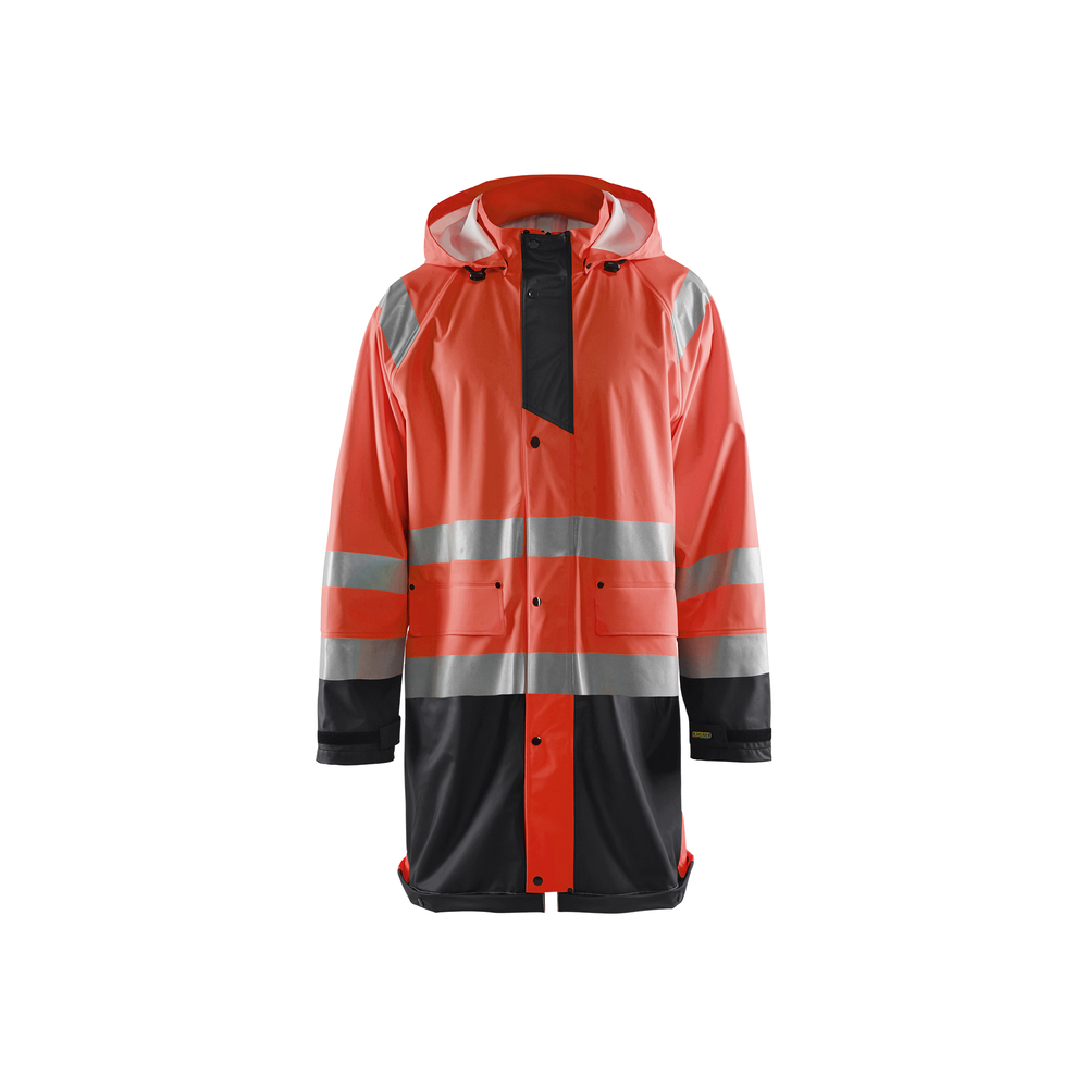 Veste de pluie haute visibilité Blåkläder 4324 Rouge fluo/Noir Blaklader - 432420005599