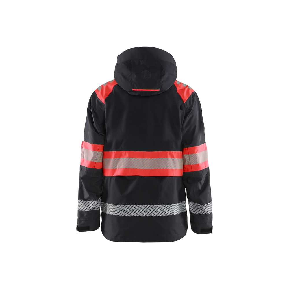 Veste hardshell haute-visibilité Blåkläder 4420 Noir/Rouge fluo Blaklader - 442019779955