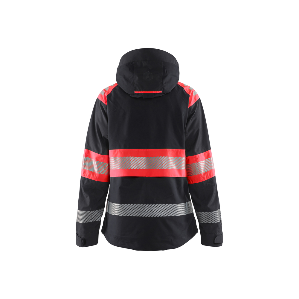 Veste hardshell haute-visibilité femme Blåkläder 4430 Noir/Rouge fluo Blaklader - 443019779955