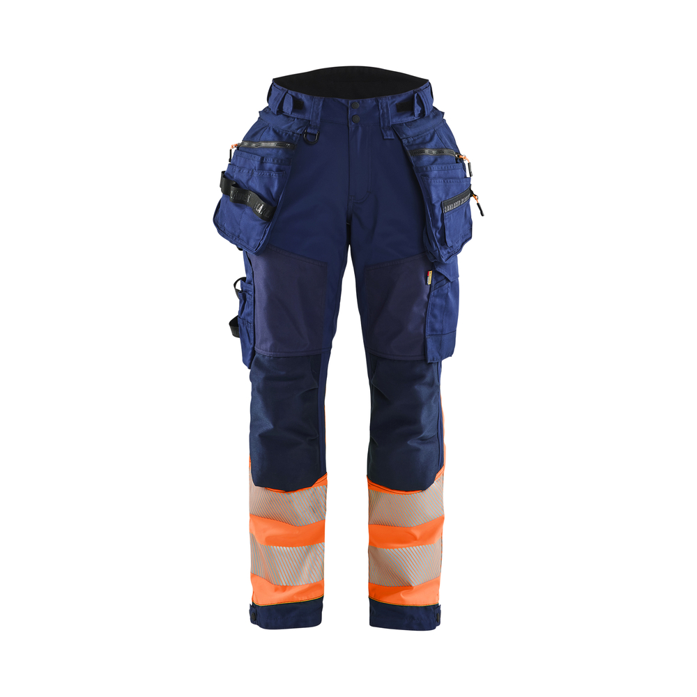 Pantalon Softshell Haute-Visibilité Femme 7114 Marine/Orange fluo Blaklader - 711425138953C