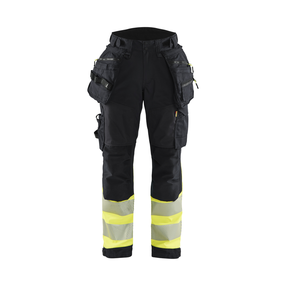 Pantalon Softshell Haute-Visibilité Femme 7114 Noir/Jaune fluo Blaklader - 711425139933C