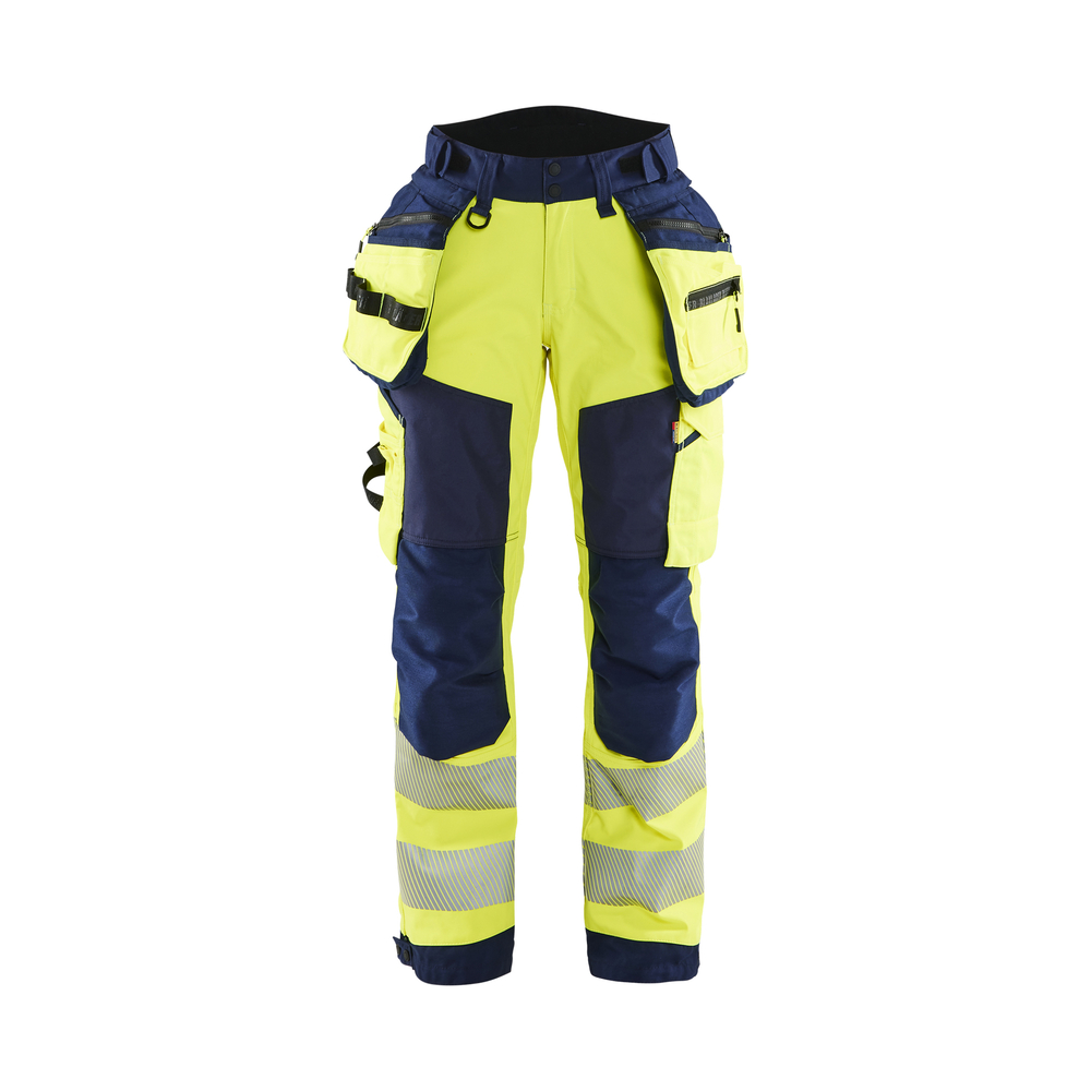 Pantalon Softshell Haute-visibilité Femme 7118 Jaune fluo/Marine Blaklader - 711825133389C
