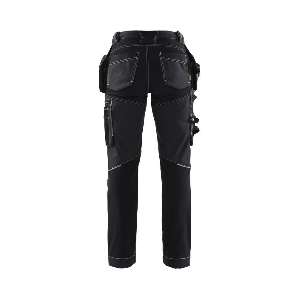 Pantalon artisan +stretch femme 7130 Noir Blaklader - 713013709900C