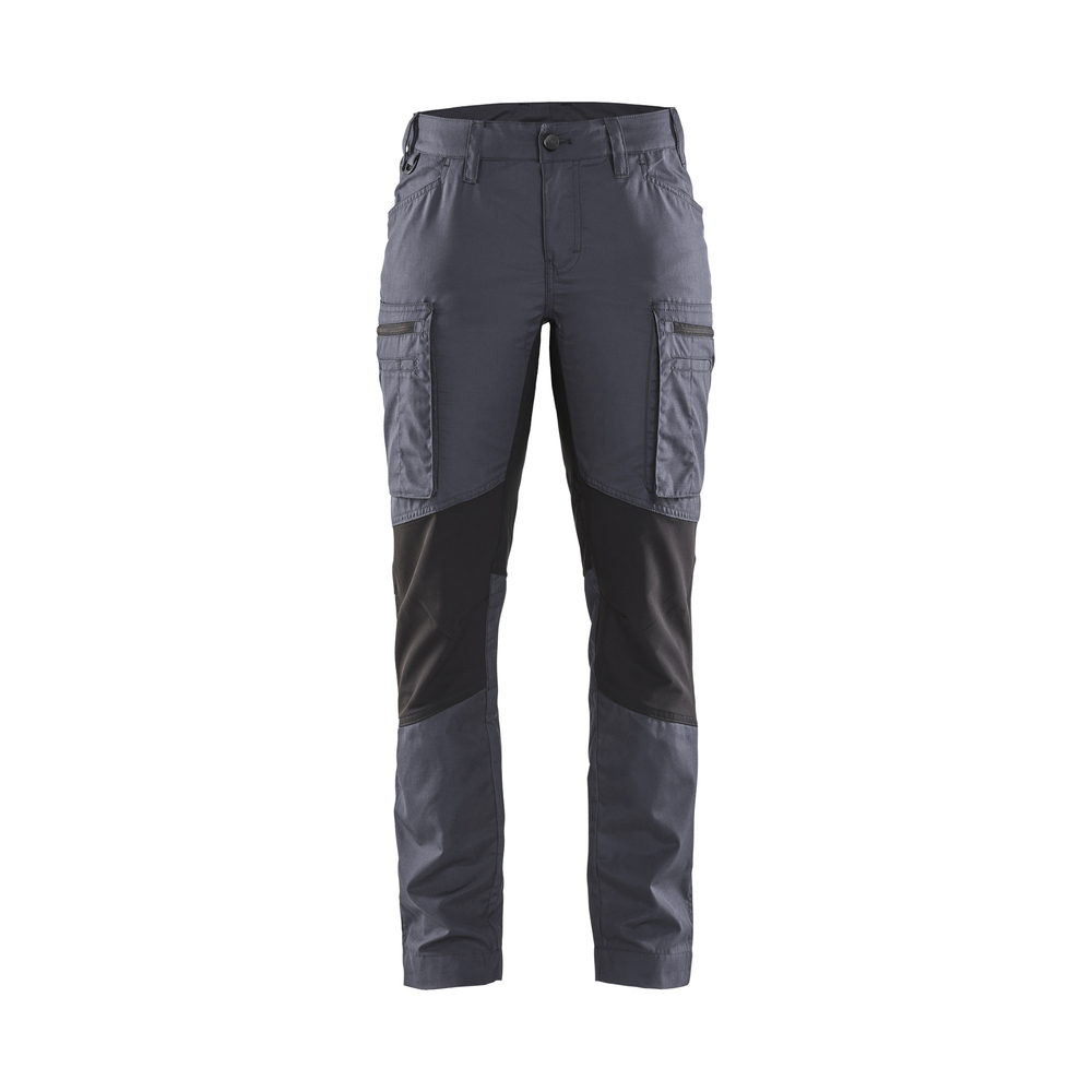 Pantalon maintenance +stretch femme 7159 Gris clair/Noir Blaklader - 715918459499C