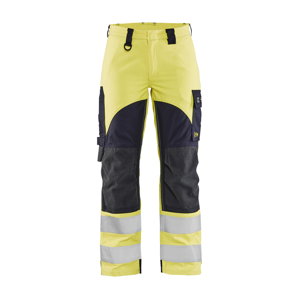 Pantalon multinormes inhérent femme 7189 Jaune fluo/Marine Blaklader - 718915123389C