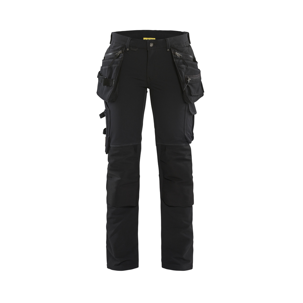 Pantalon artisan stretch 4D femme 7198 Noir Blaklader - 719816449900C