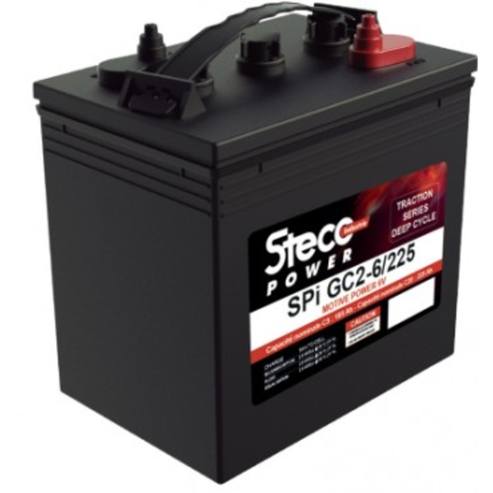 Batterie DEEP CYCLES SPI GC2-6V 225Ah - T105 STECO POWER - SPIGC2-6/225