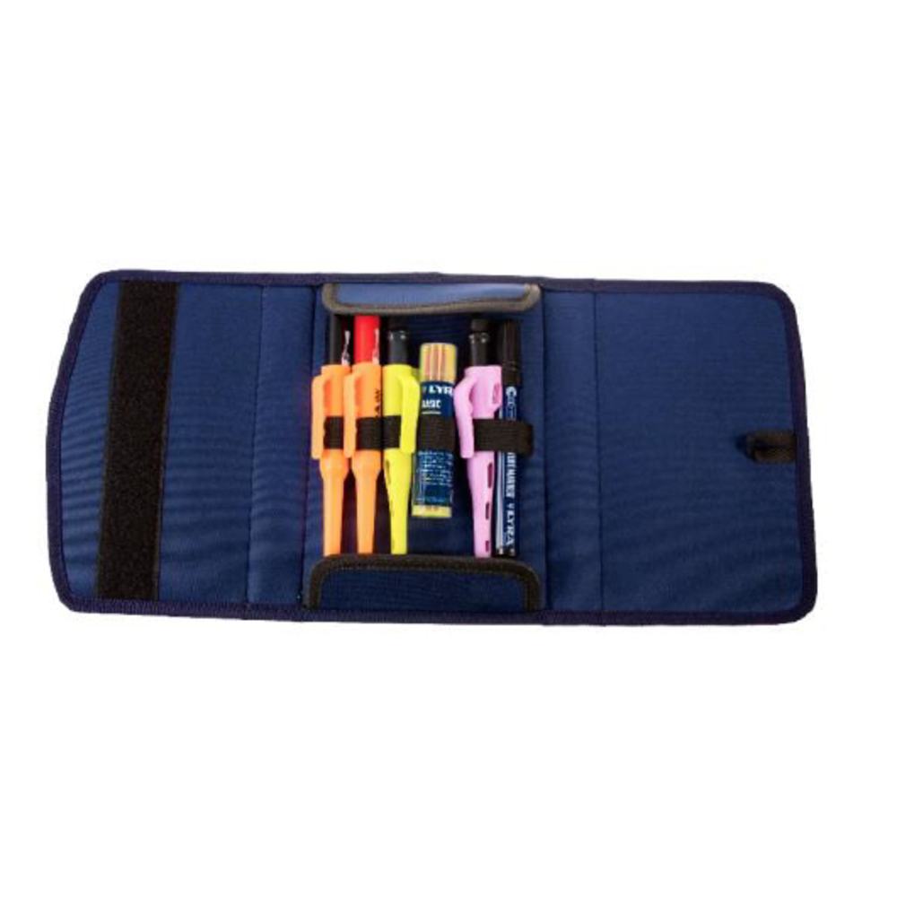 ergobag Trousse Maxi Set de 40 pièces, crayons de couleur et feutres Lyra, compartiment pour monnaie, règle, ciseaux