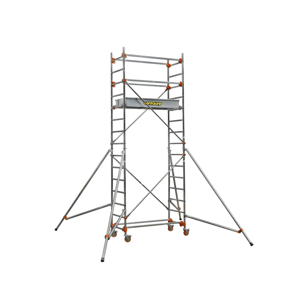 Echafaudage roulant aluminium Centaure - Base standard - Longueur 1m65 - STM 165 4, plancher 3m80 - 514724