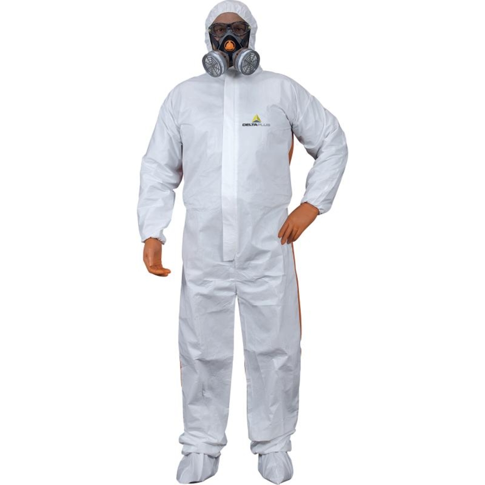 COMBINAISON DELTA PLUS AVEC CAGOULE &Eacute;LASTIQU&Eacute;E NON-TISS&Eacute; -DT1250