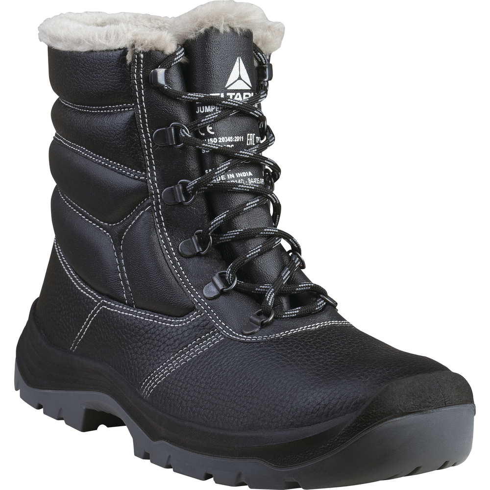 Chaussures hautes cuir croupon pigmenté - doublure fourrure - s3 ci src DELTA PLUS - JUMPER3S3HC