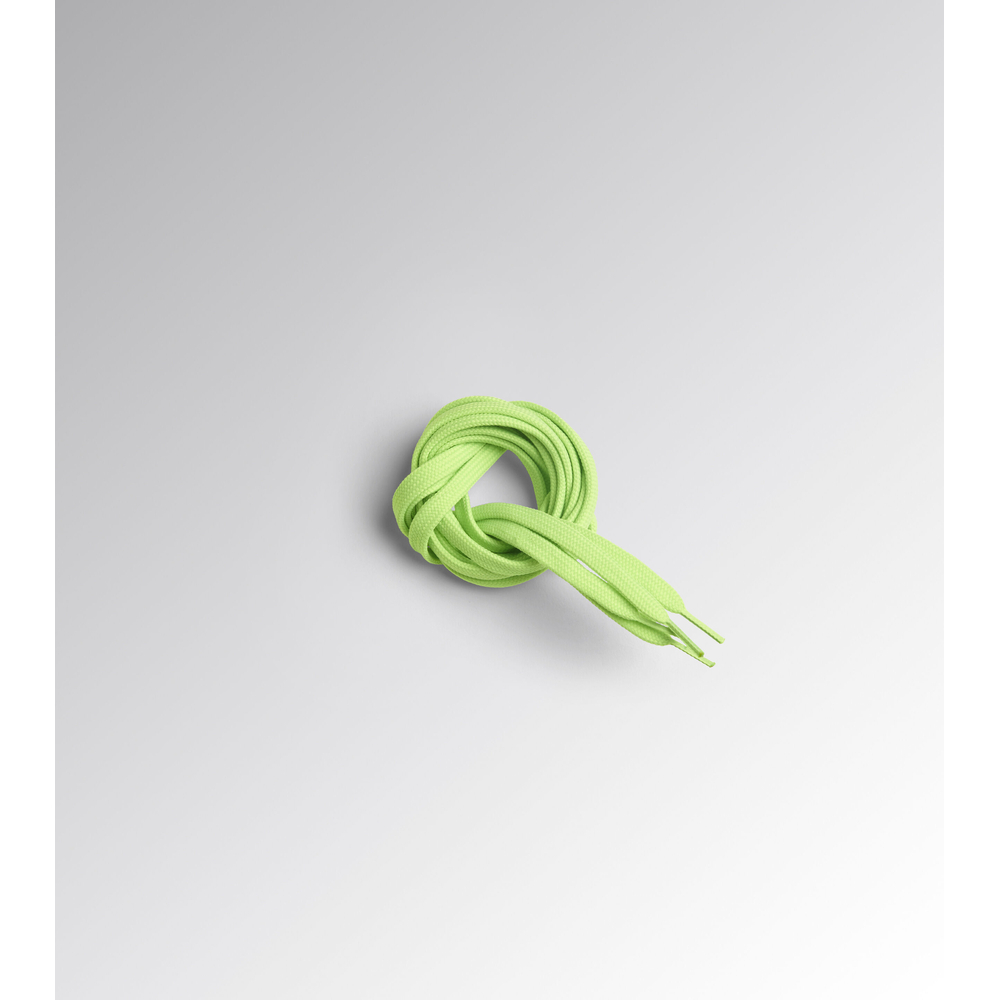 Lacets plats verts fluo THERMO 100 - Diadora - 17802697048