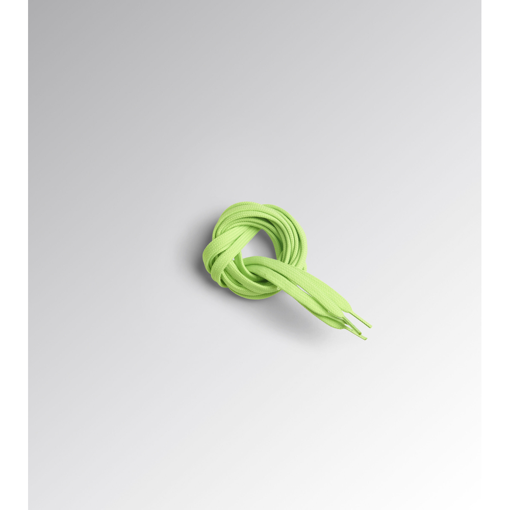 Lacets plats verts fluo THERMO 120 - Diadora - 17802797048