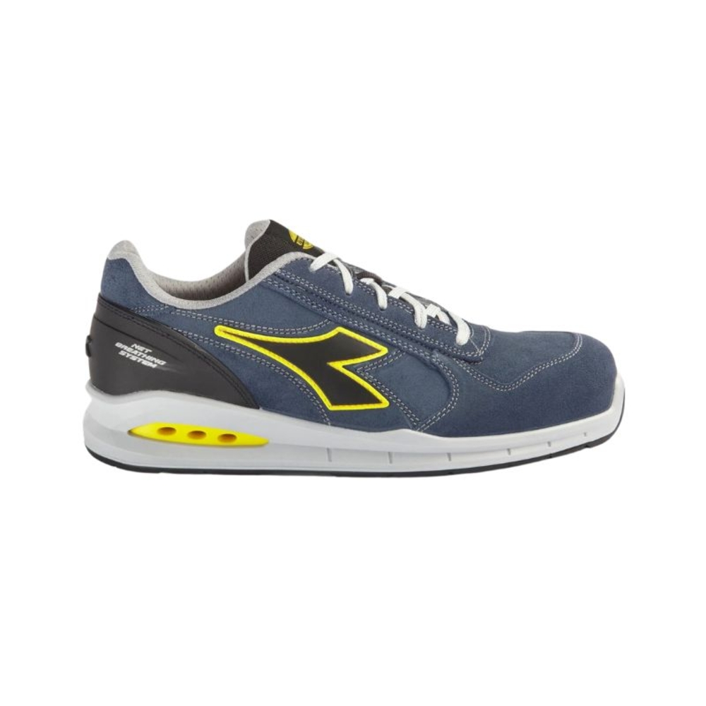 Chaussure de sécurité basse bleue DIADORA UTILITY RUN NET AB LOW S3S FO SR - 181148C8702