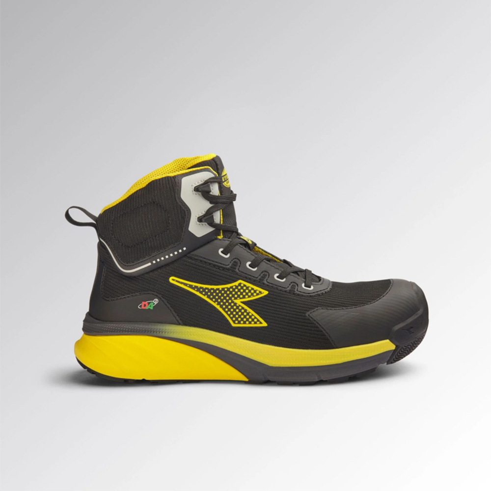 Chaussures de travail montantes noir/jaune VORTEX DA2 MID S3S SC FO SR HRO ESD CROMS - 182041C0401