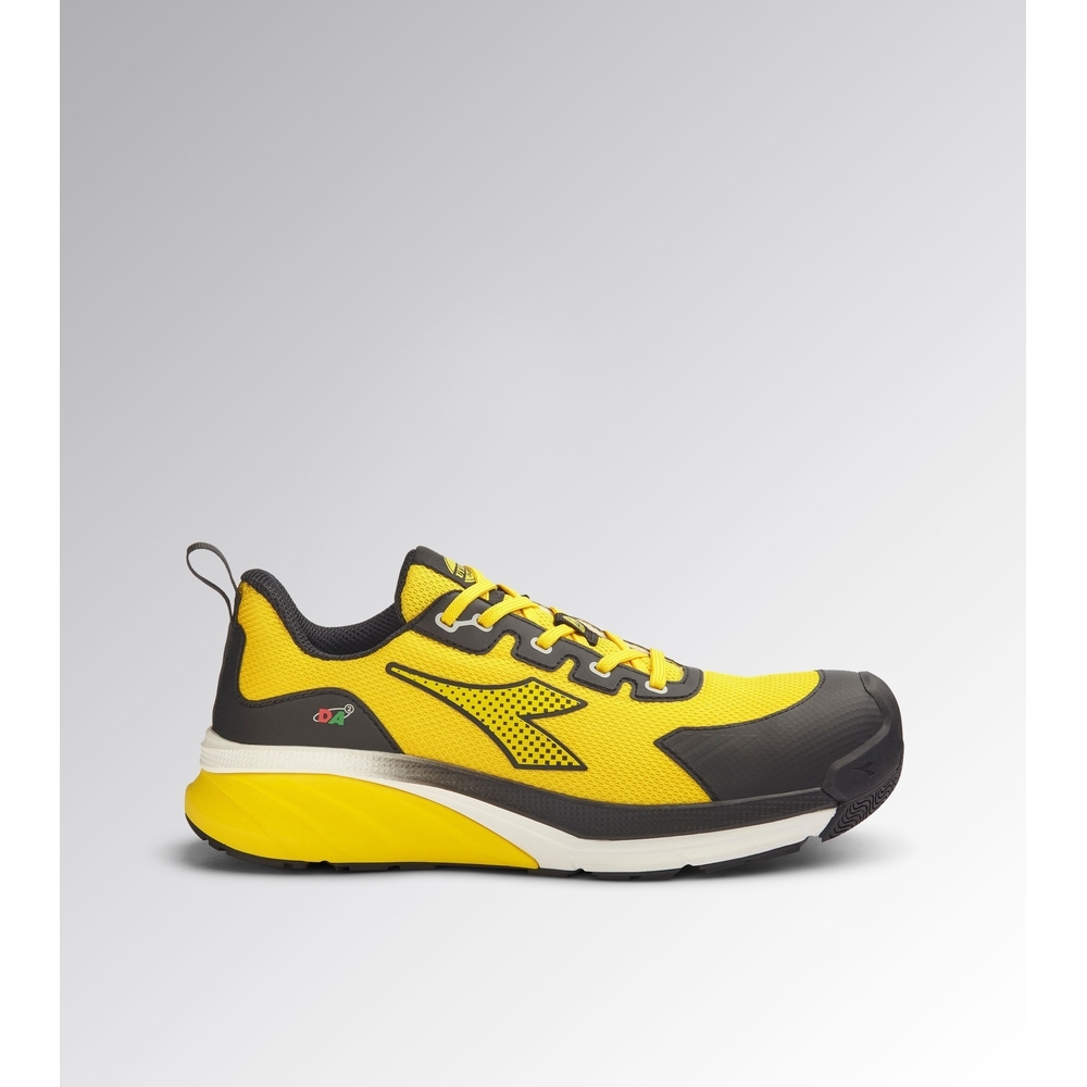 Chaussures Diadora s&eacute;curit&eacute; basses jaunes VORTEX DA2 LOW S1PS SC SR HRO ESD 182043C8292