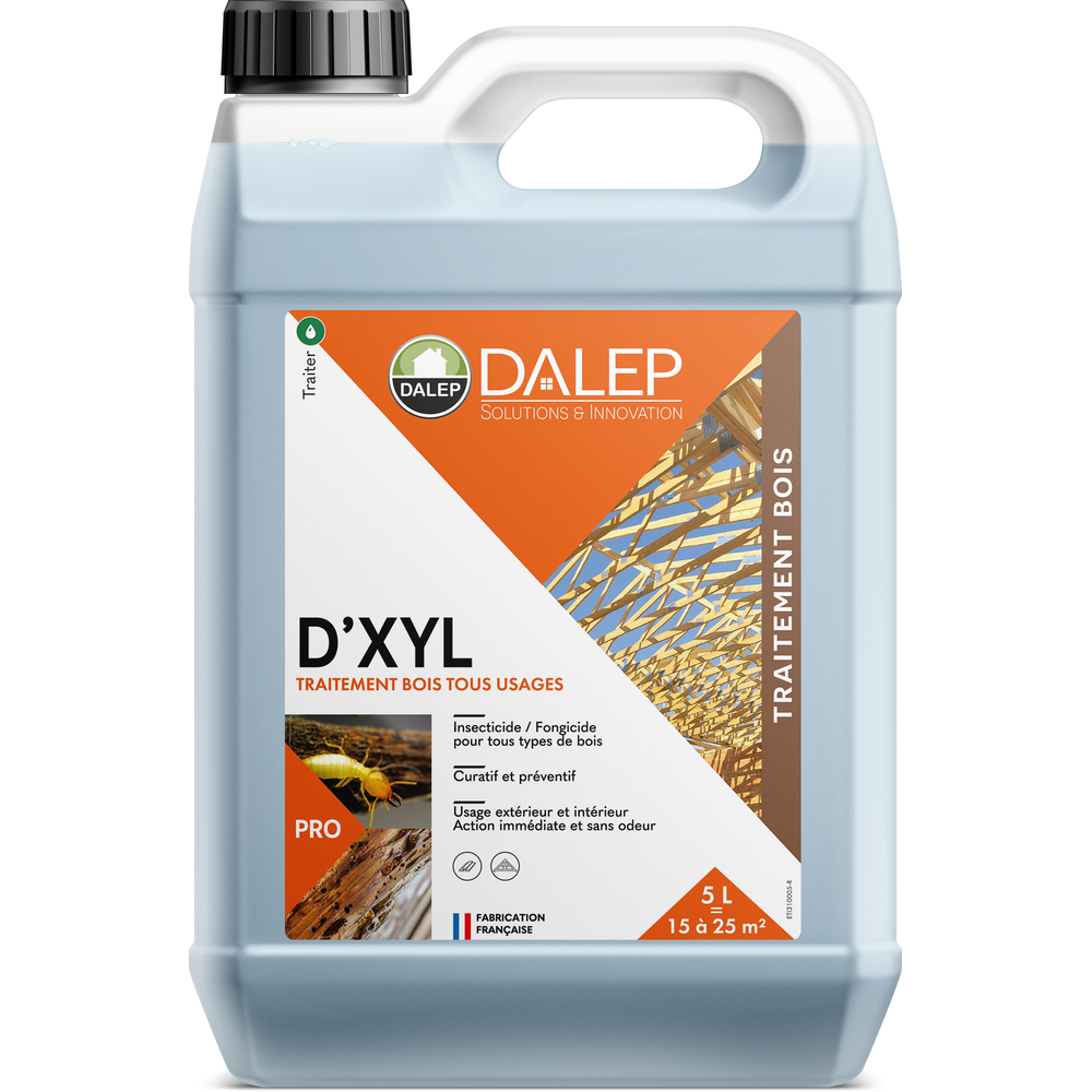 Traitement D'XYL® Bois Tous Usages - Bidon 5 L DALEP - 1.03.0033.03