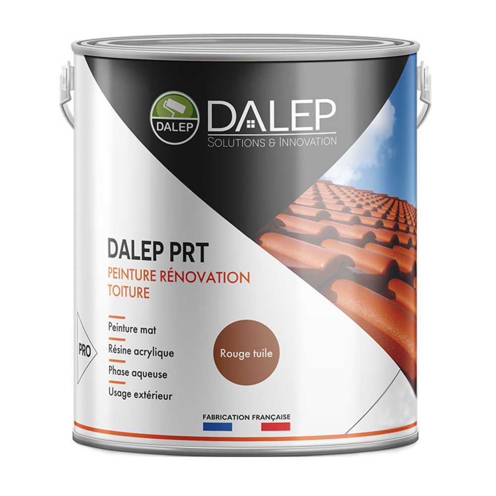 DALEP PRT ROUGE TUILE Peinture Rénovation Toiture - Seau 16L - DALEP - 1.06.0125.31