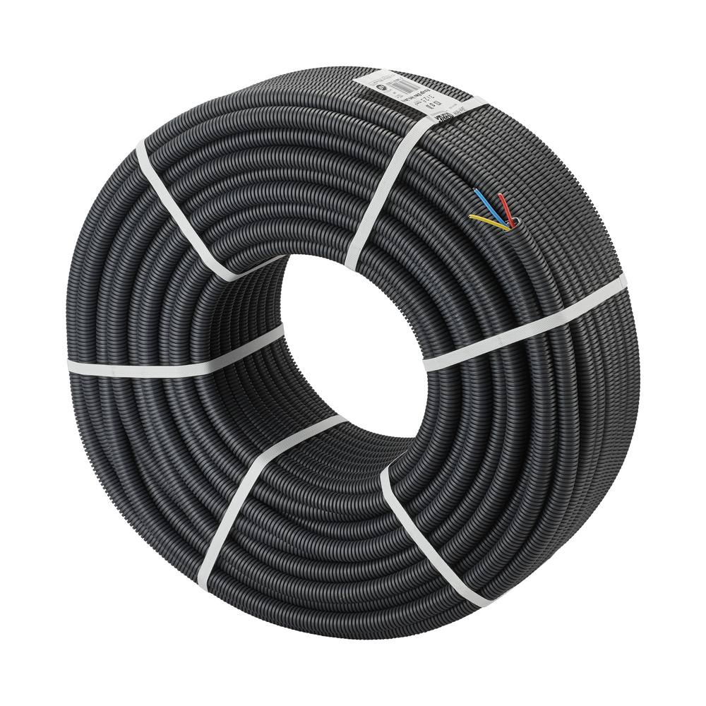 COURONNE DE GAINE PRE FILEE 3X2.5 MM² Ø20 100 M GRIS - DEBFLEX - 411003