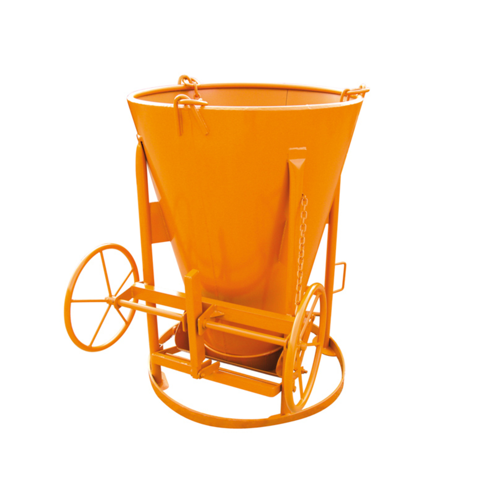 Benne à béton EICHINGER 700 L cylindro-conique à fond ouvrant-Mécanique sans volant-101110