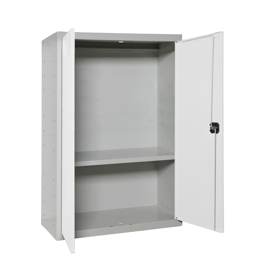 Vestiaire métallique 900x800x400 - 1 niveau Gris/Bleu - SIMON RACK - 8425437079337