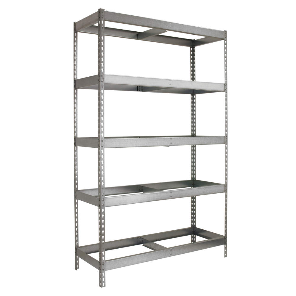 Étagère charge moyenne 500 à 600kg - 2000x2100x450 - 5 niveaux Galvanisé - SIMON RACK - 8425437081316